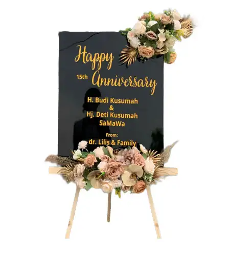 Papan Bunga Akrilik Cupak Tangah